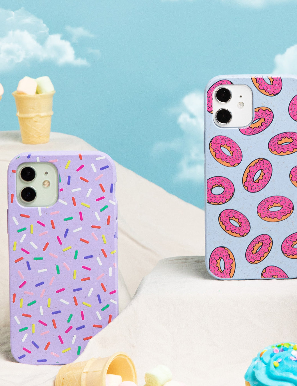 Powder Blue Donuts iPhone 13 Case