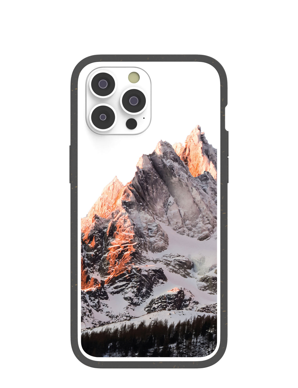 Clear Alps iPhone 14 Pro Max Case With Black Ridge
