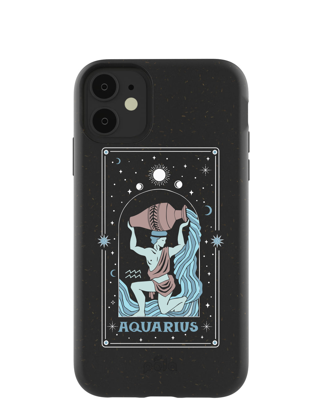 Black Aquarius iPhone 11 Case