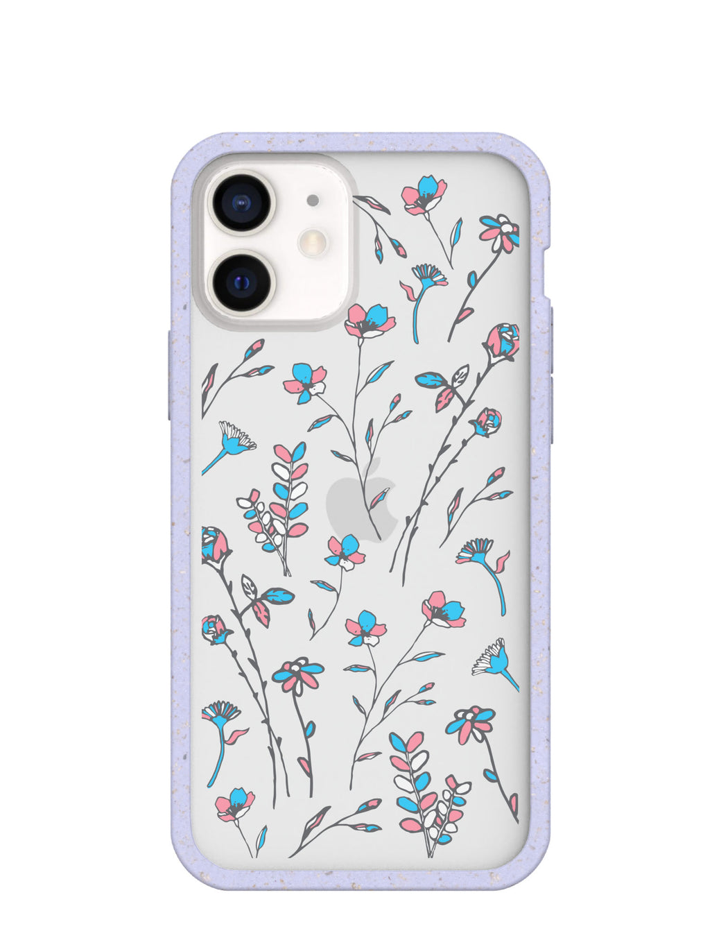 Clear Bloom iPhone 12/ iPhone 12 Pro Case With Lavender Ridge