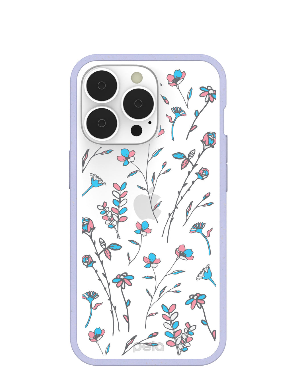 Clear Bloom iPhone 13 Pro Case With Lavender Ridge
