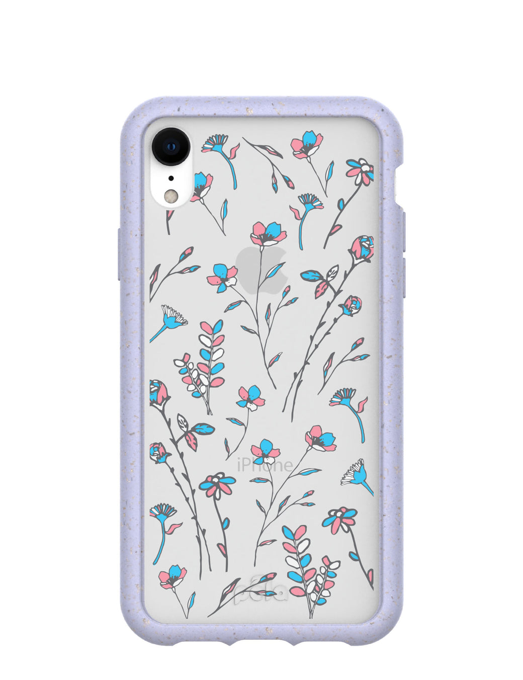 Clear Bloom iPhone XR Case With Lavender Ridge