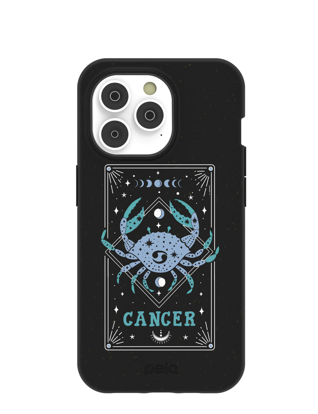 Black Cancer iPhone 14 Pro Case with MagSafe Module