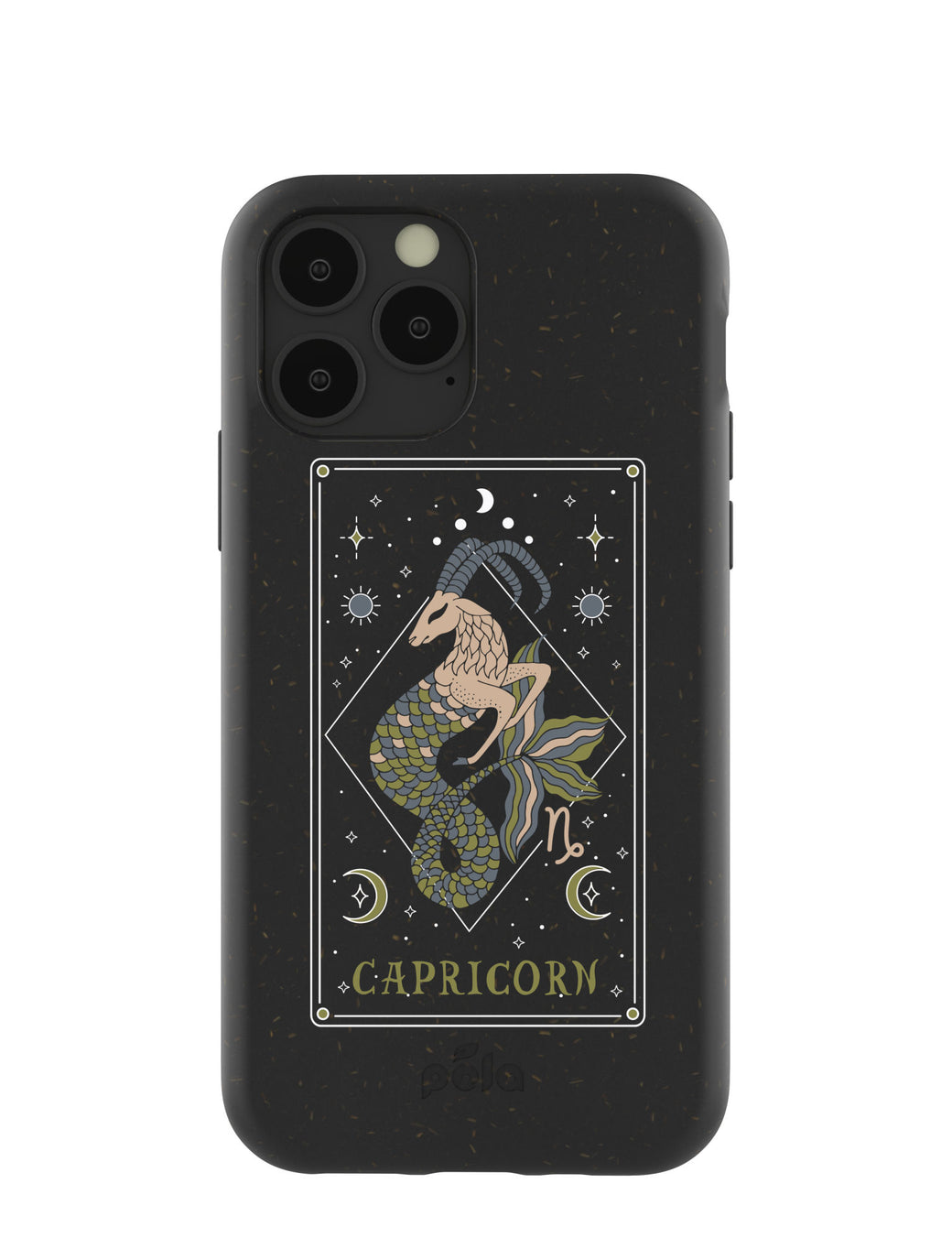 Black Capricorn iPhone 11 Pro Case