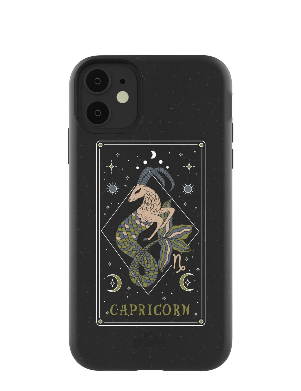Black Capricorn iPhone 11 Case