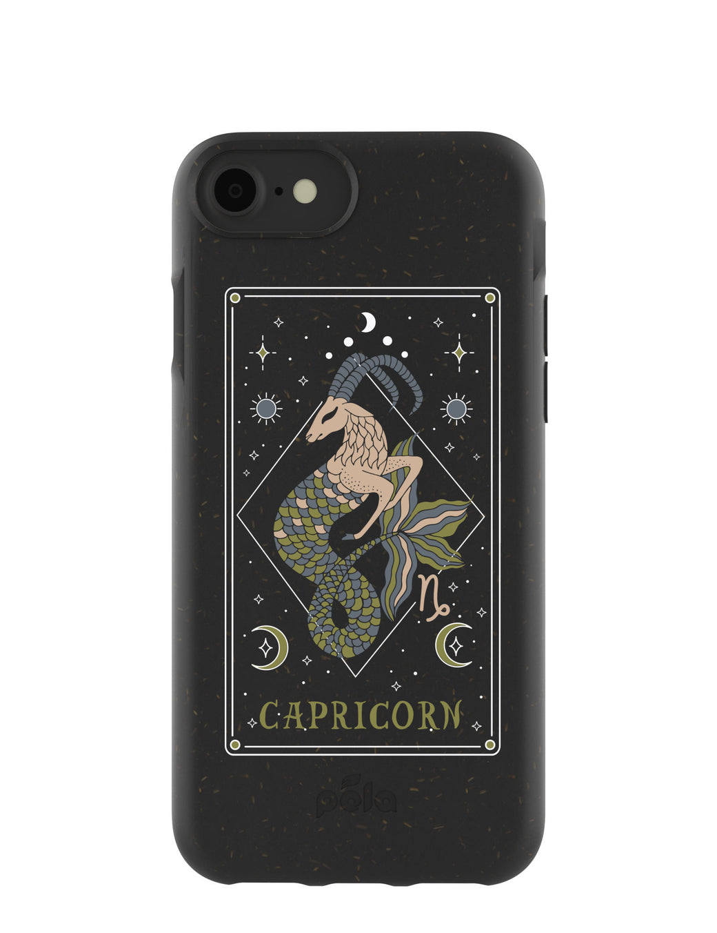 Black Capricorn iPhone 6/6s/7/8/SE Case