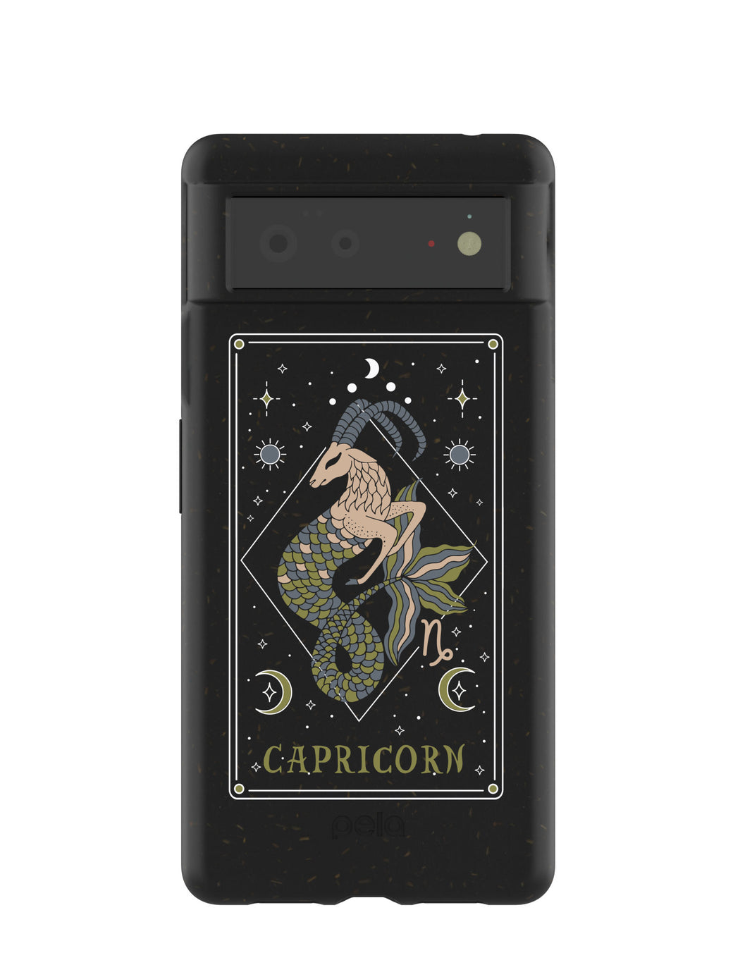 Black Capricorn Google Pixel 6 Case