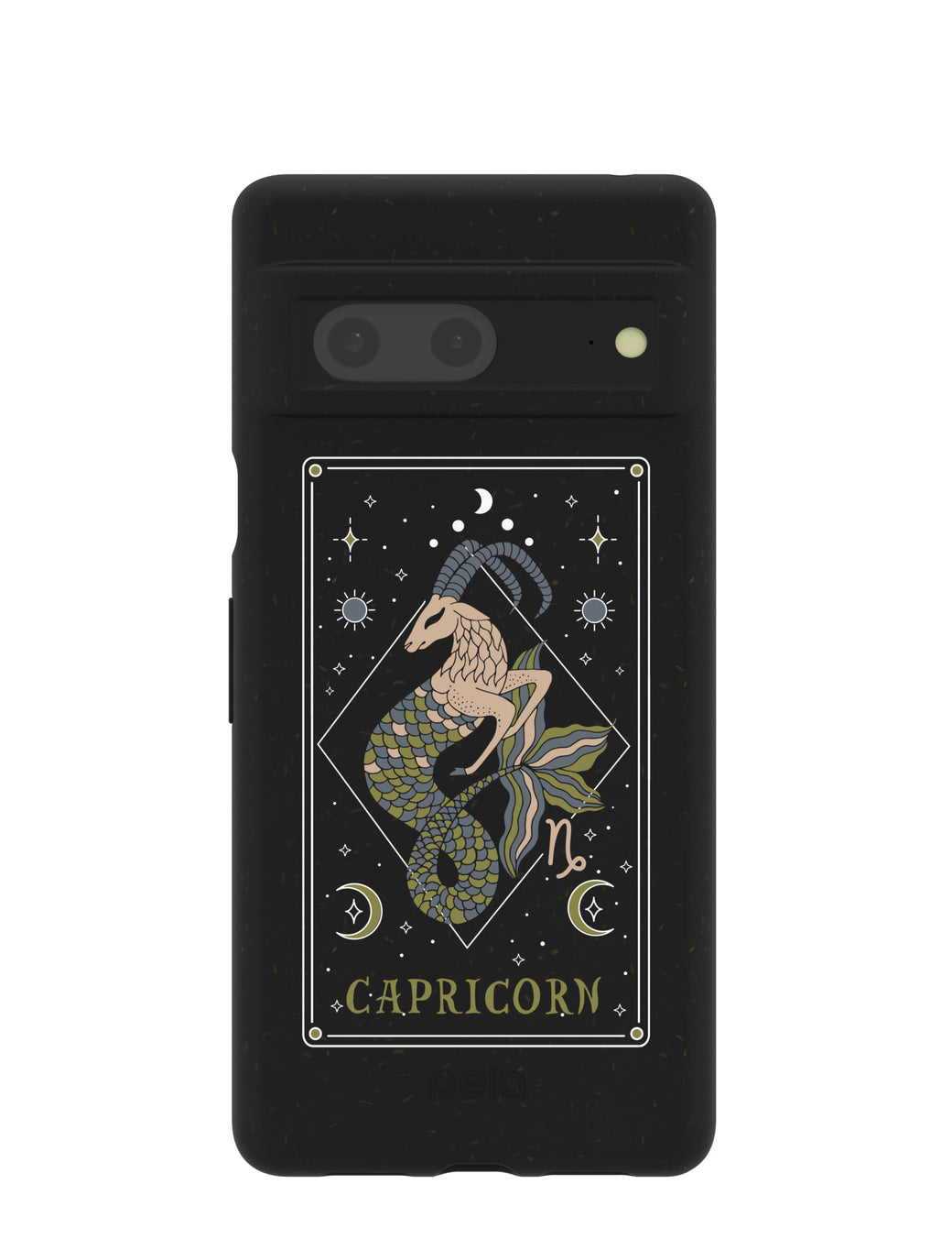 Black Capricorn Google Pixel 7 Case