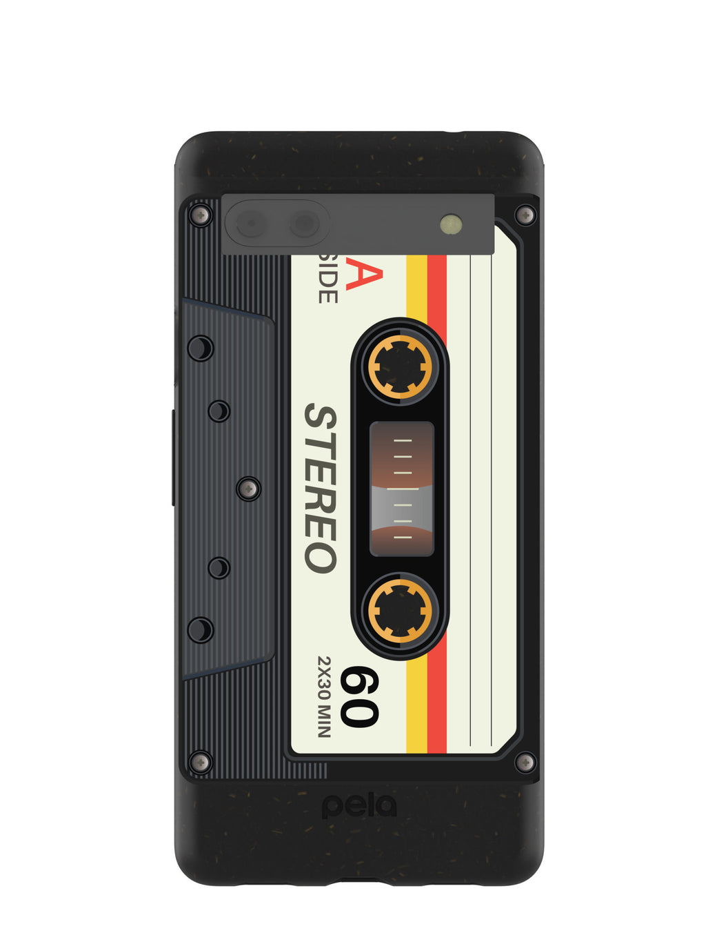 Black Cassette Google Pixel 6a Case