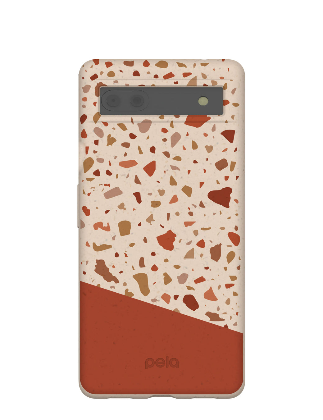 Seashell Clay Terrazzo Google Pixel 6a Case