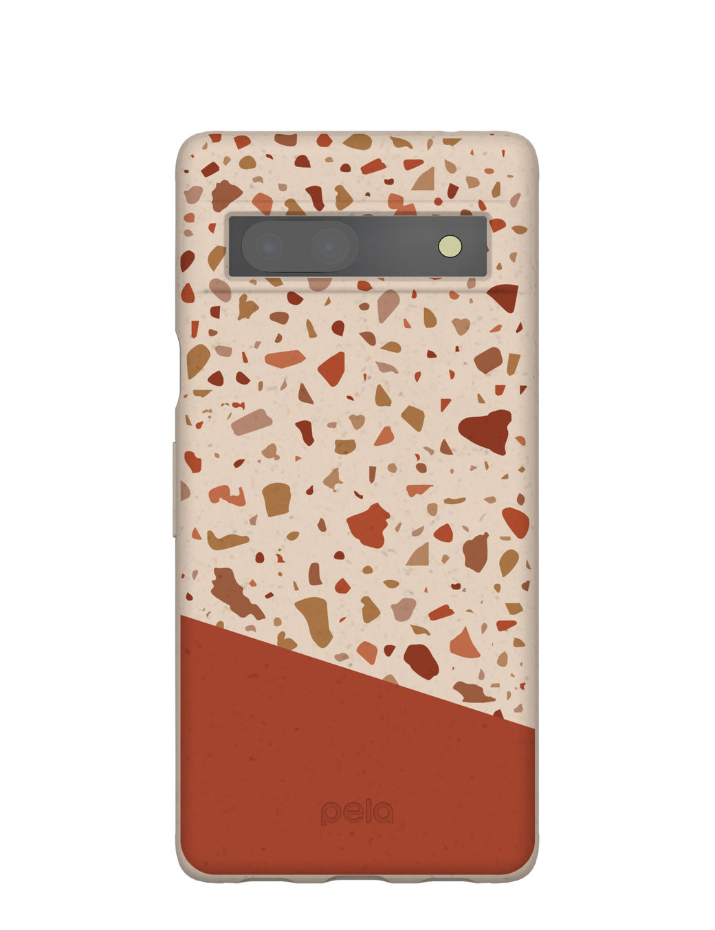 Seashell Clay Terrazzo Google Pixel 7a Case