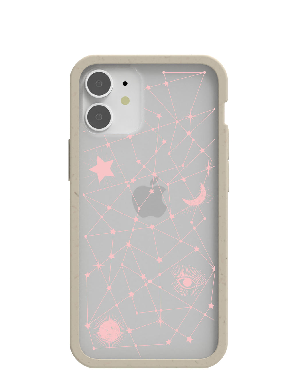Clear Cosmic Wonder iPhone 12 Mini Case With London Fog Ridge