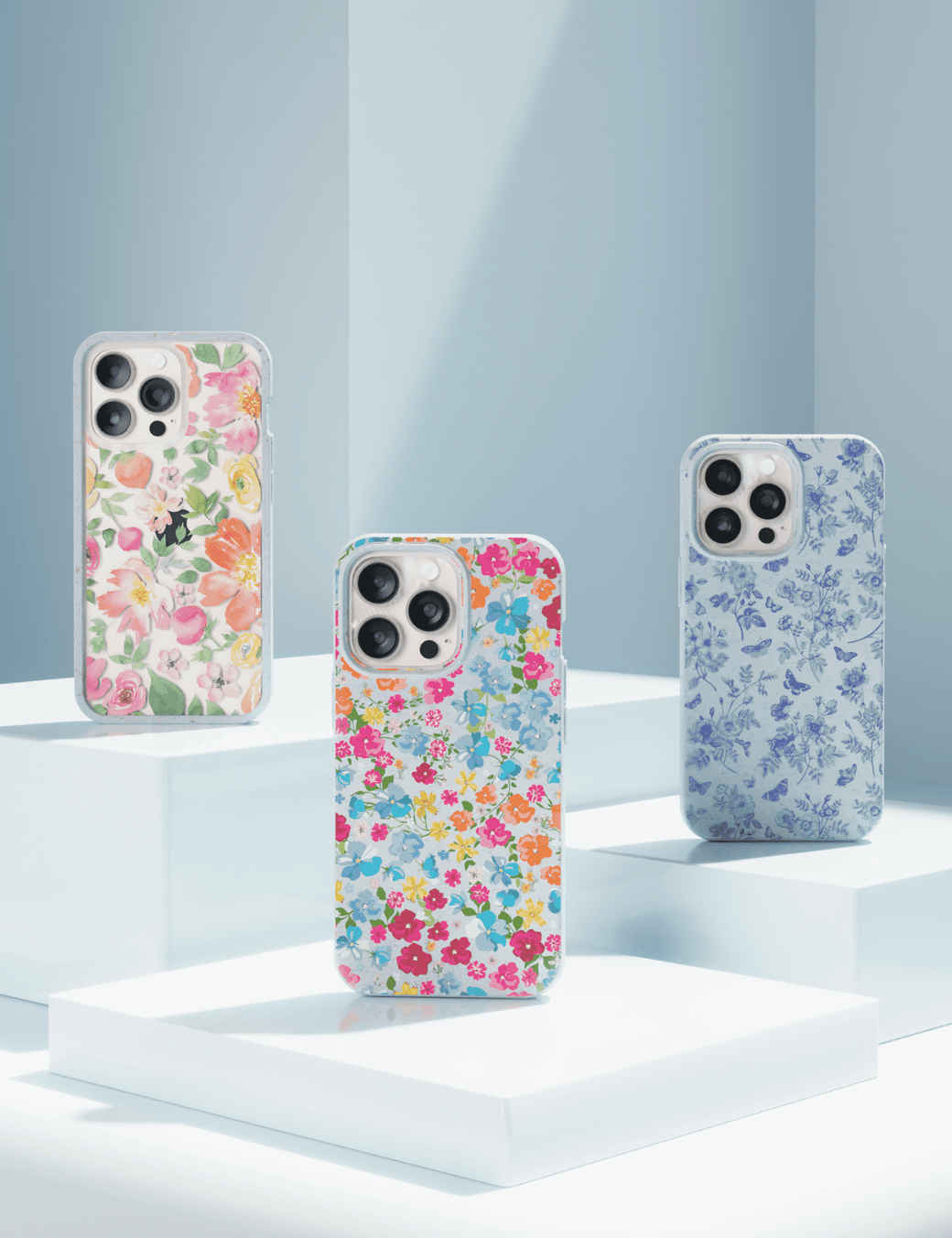 Powder Blue Porcelain iPhone 13 Case