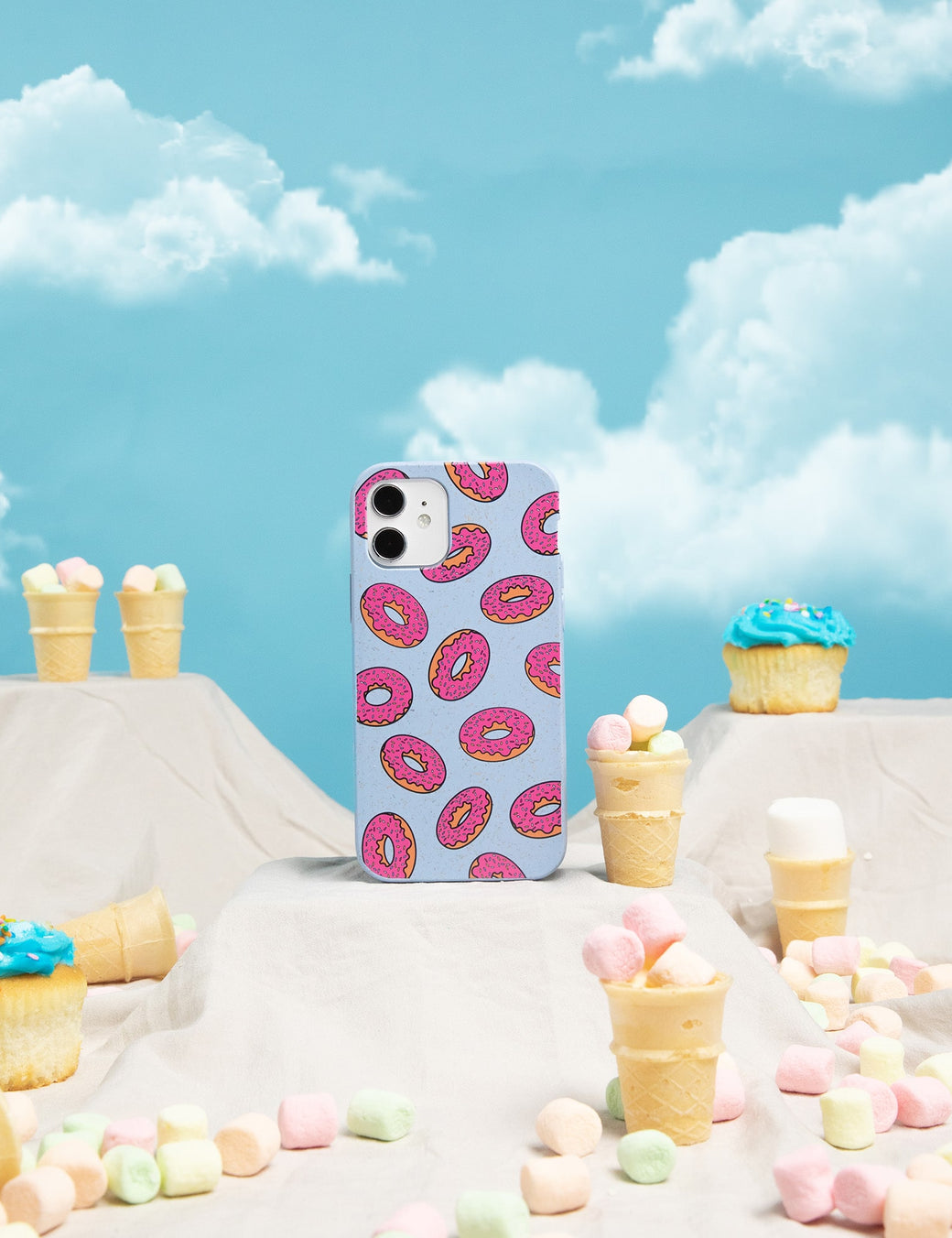 Powder Blue Donuts Google Pixel 4a Case