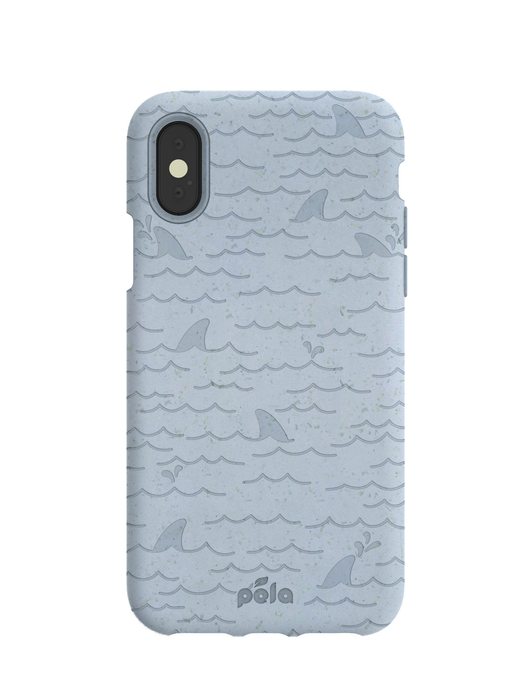 Powder Blue Fin iPhone X Case