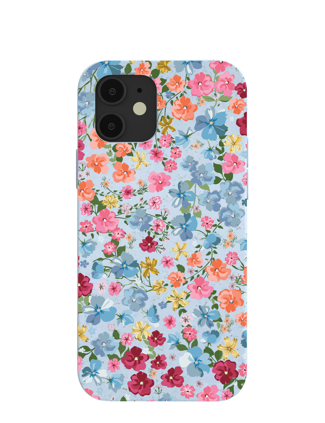 Powder Blue Fleurs iPhone 12/ iPhone 12 Pro Case
