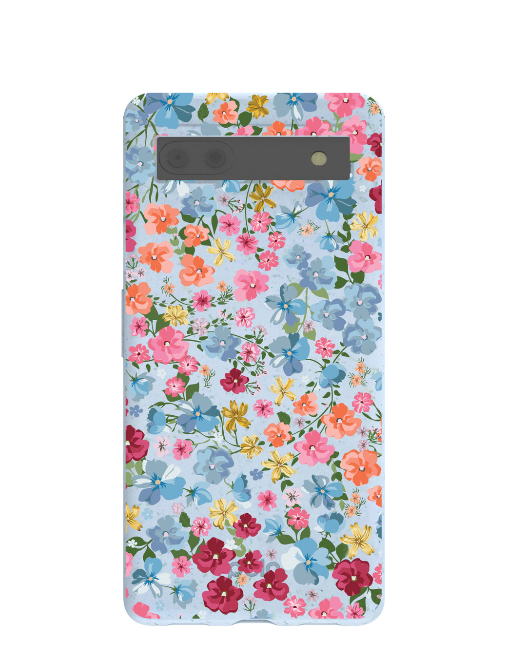 Powder Blue Fleurs Google Pixel 6a Case