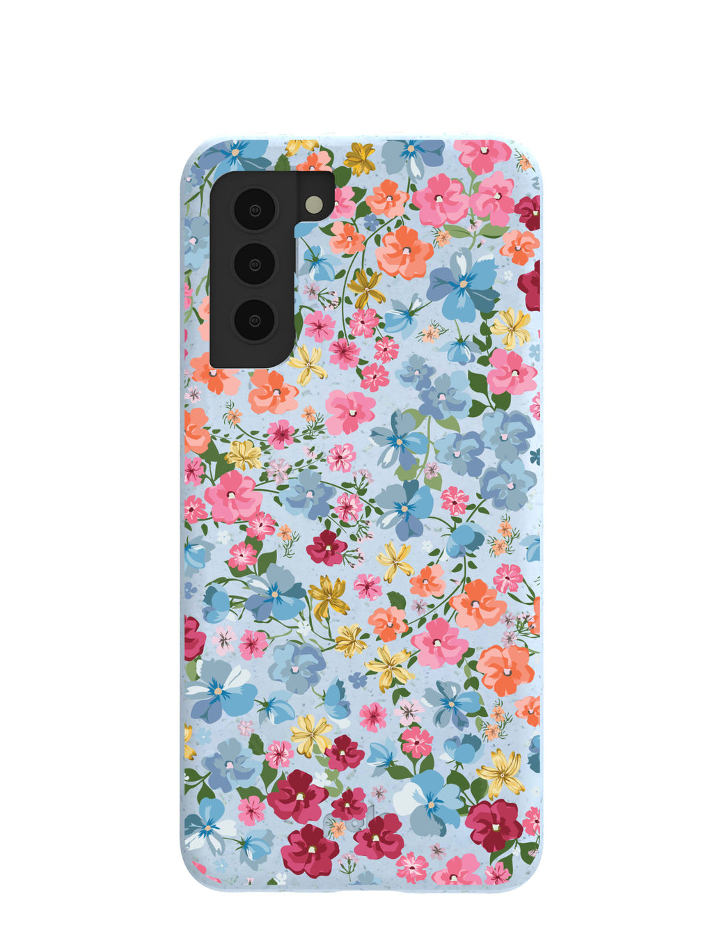 Powder Blue Fleurs Samsung Galaxy S21 Case