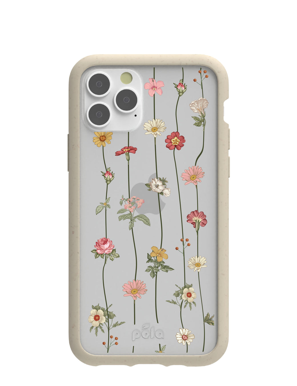 Clear Floral Vines iPhone 11 Pro Case With London Fog Ridge