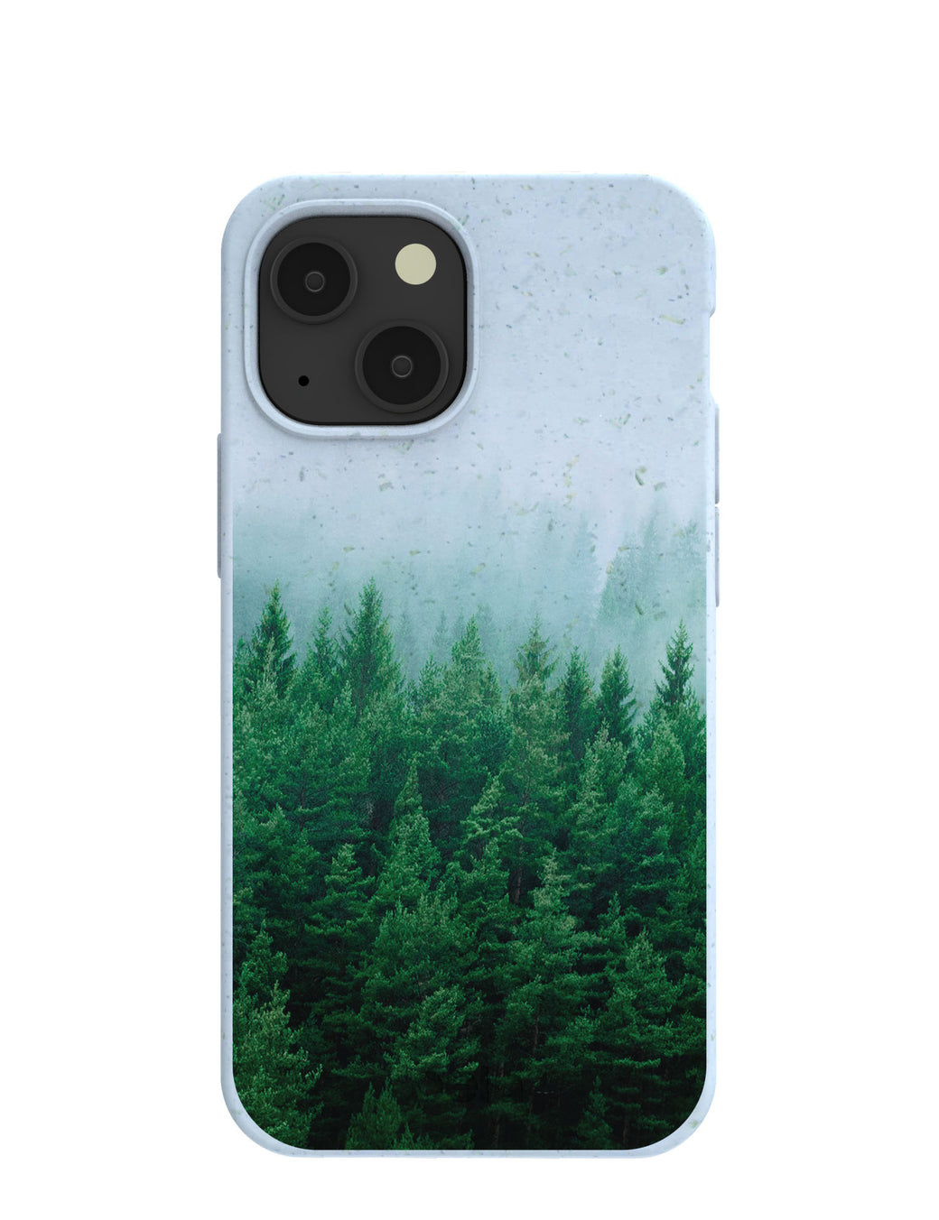 Powder Blue Forest Mist iPhone 13 Mini Case