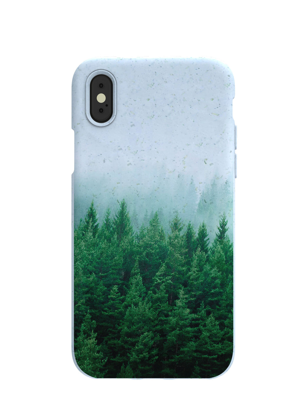 Powder Blue Forest Mist iPhone X Case