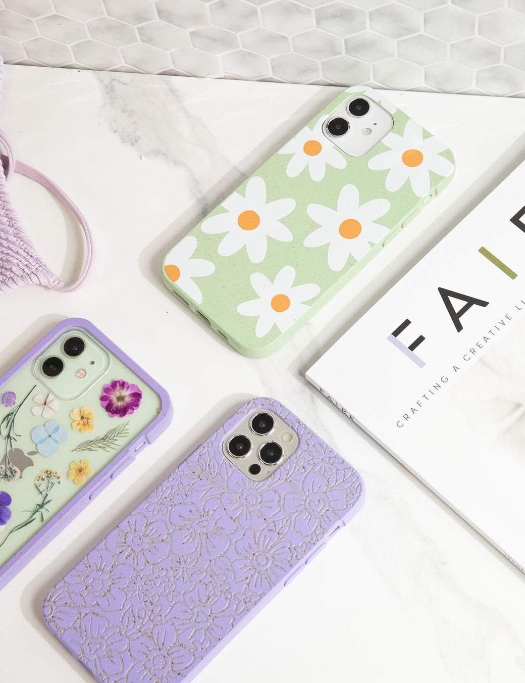 Lavender Flowerbed iPhone 12 Mini Case