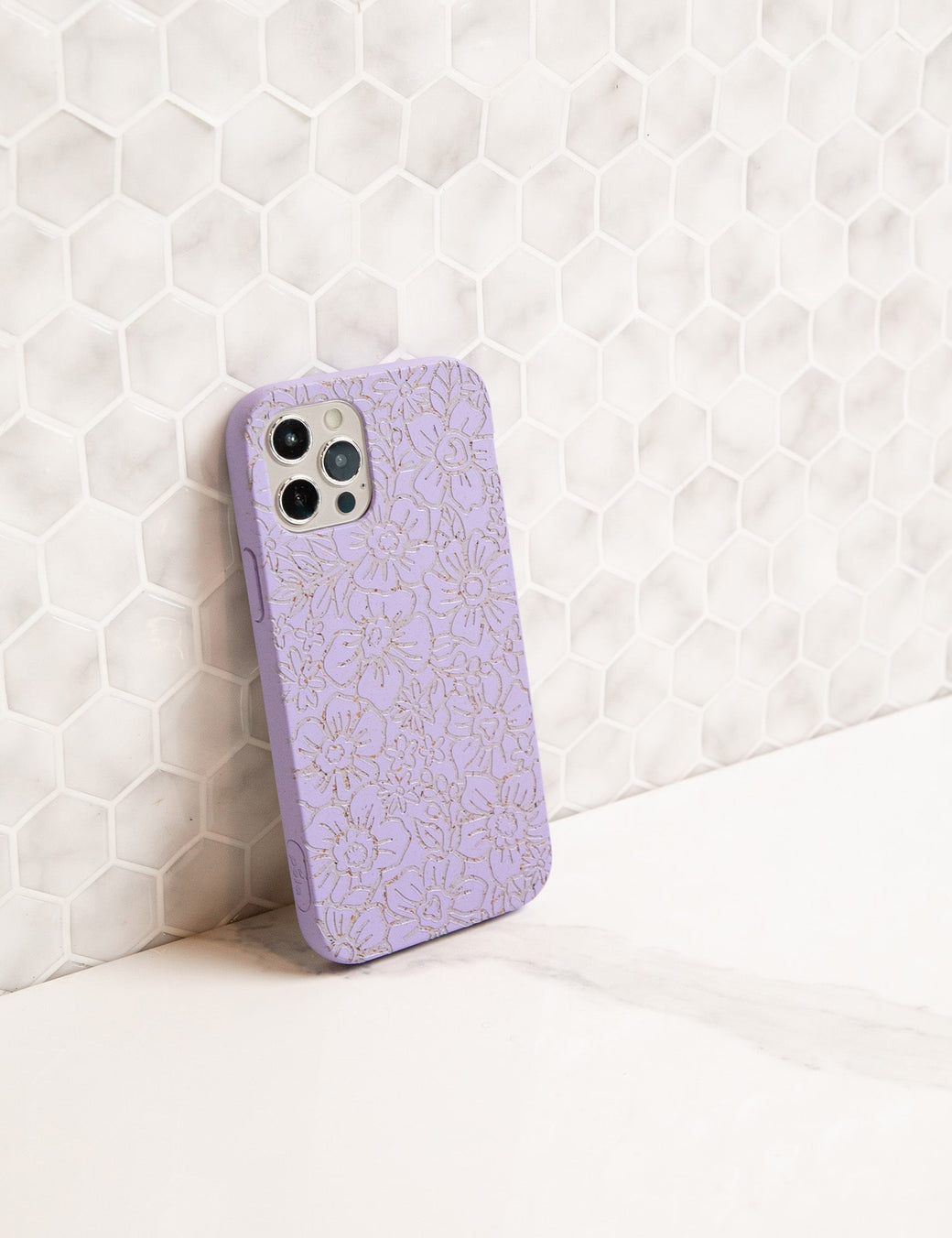 Lavender Flowerbed iPhone 13 Pro Case