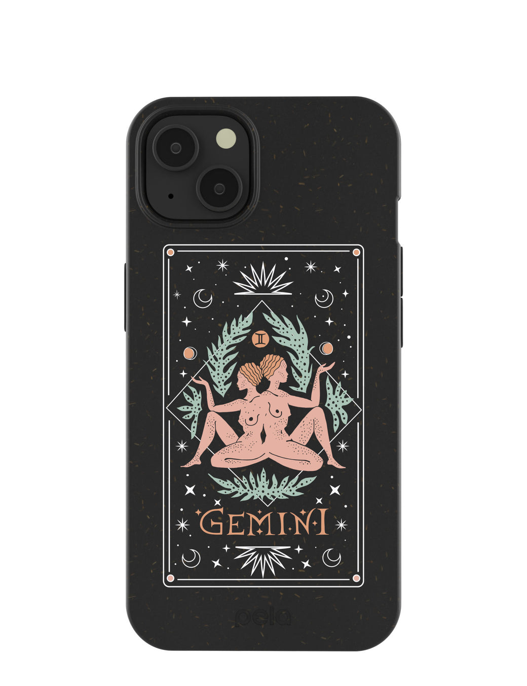 Black Gemini iPhone 13 Case