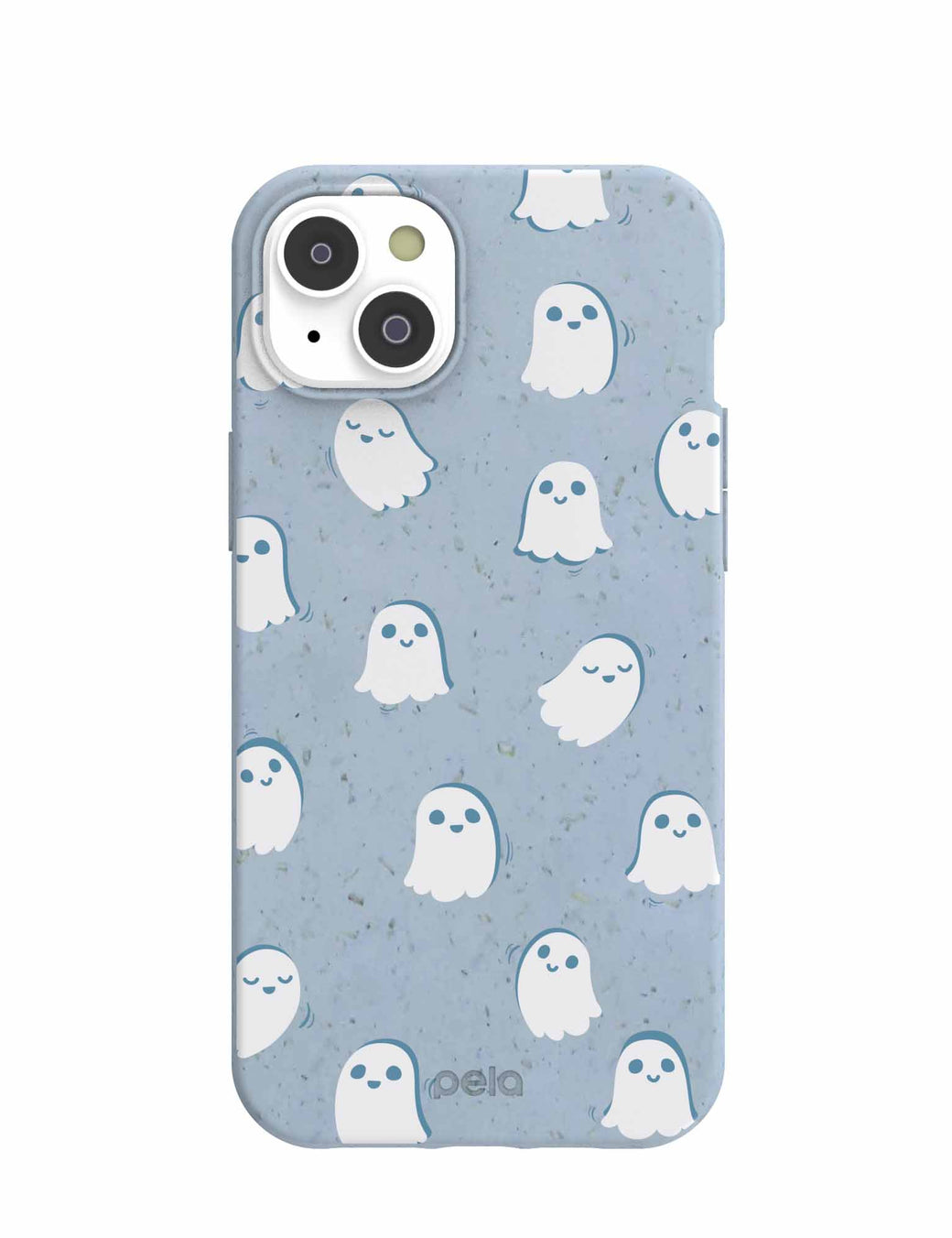 Powder Blue Ghostly iPhone 14 Plus Case with MagSafe Module