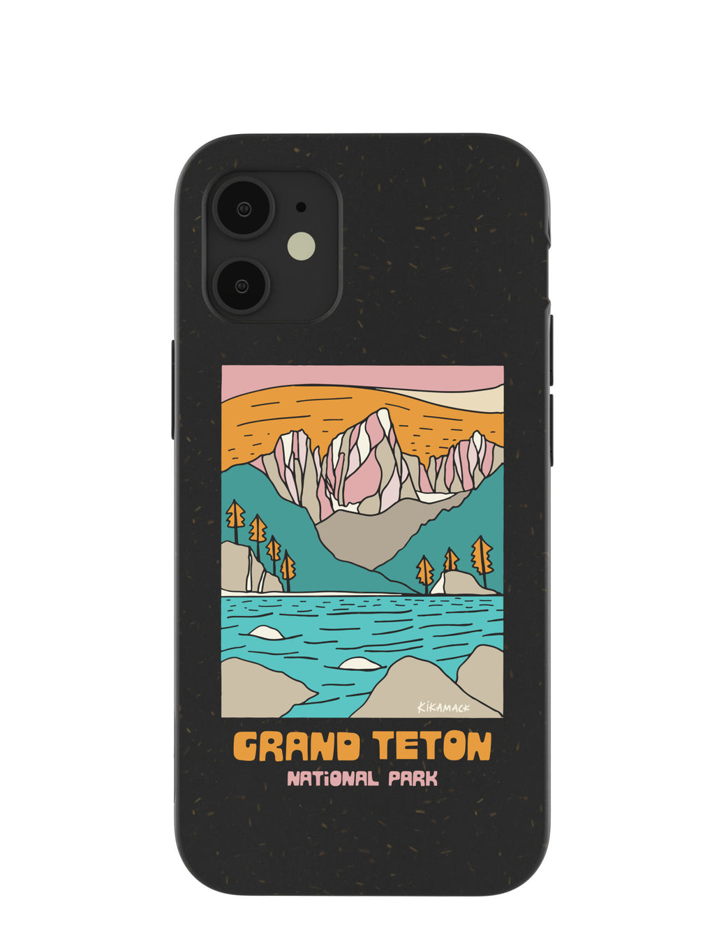 Black Grand Teton iPhone 12 Mini Case