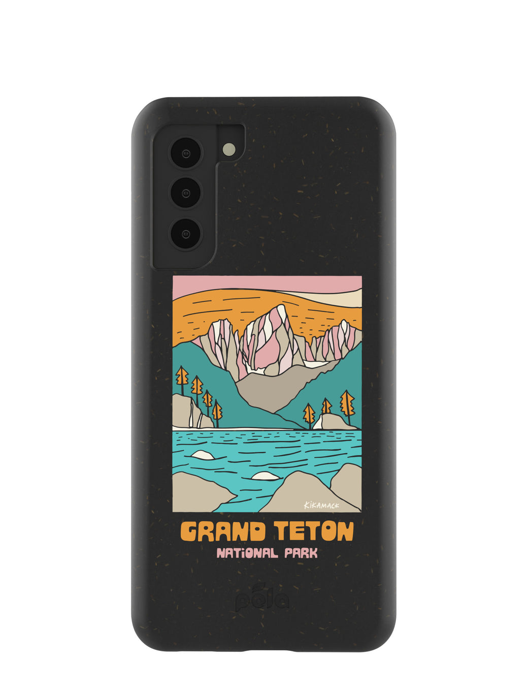 Black Grand Teton Samsung Galaxy S21 Case