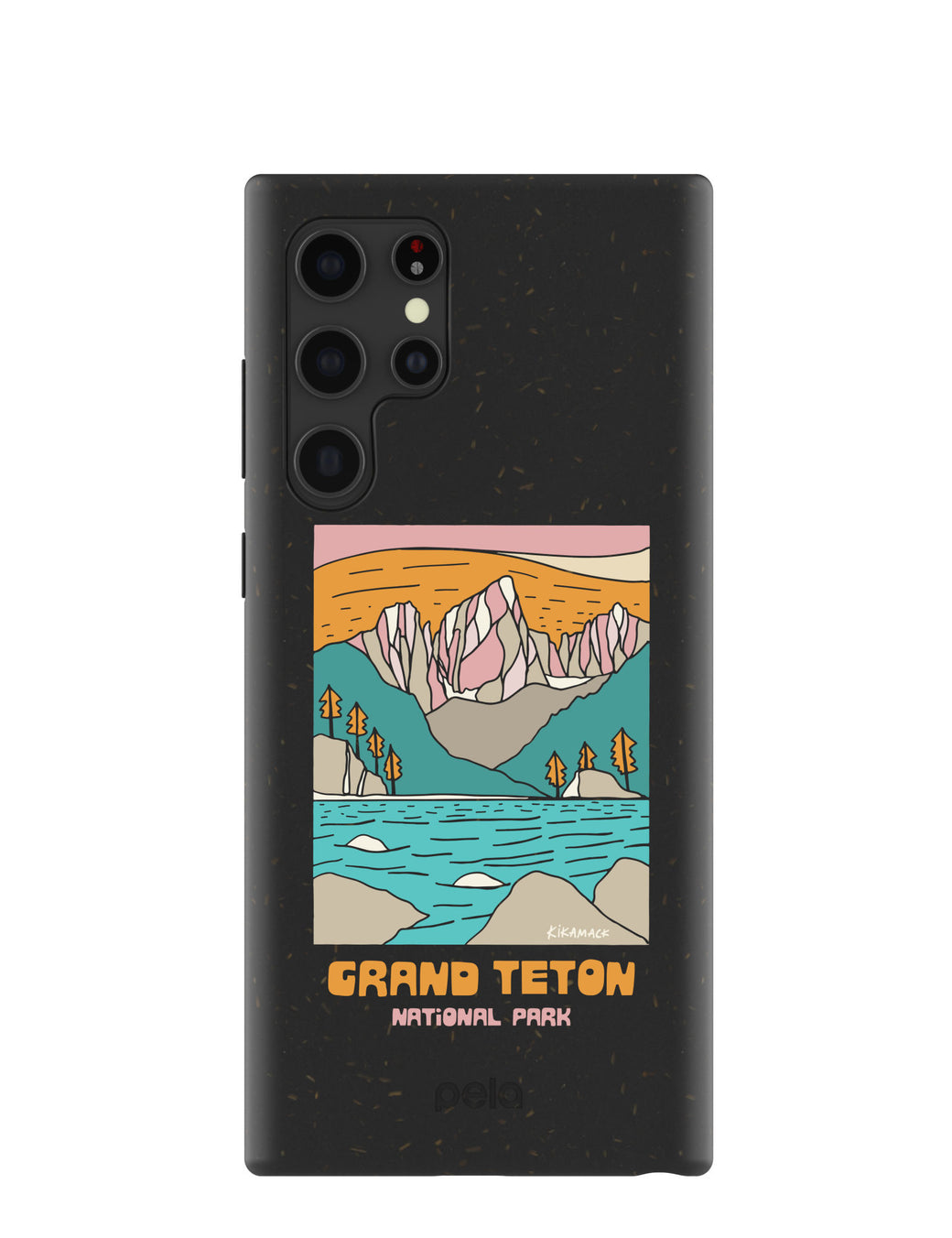 Black Grand Teton Samsung Galaxy S22 Ultra Case