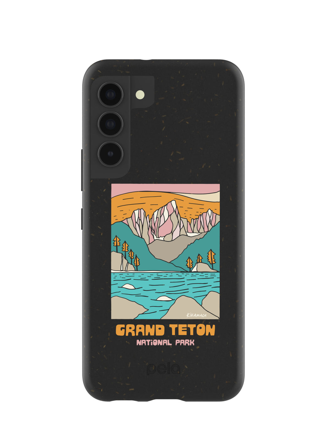 Black Grand Teton Samsung Galaxy S22 Case
