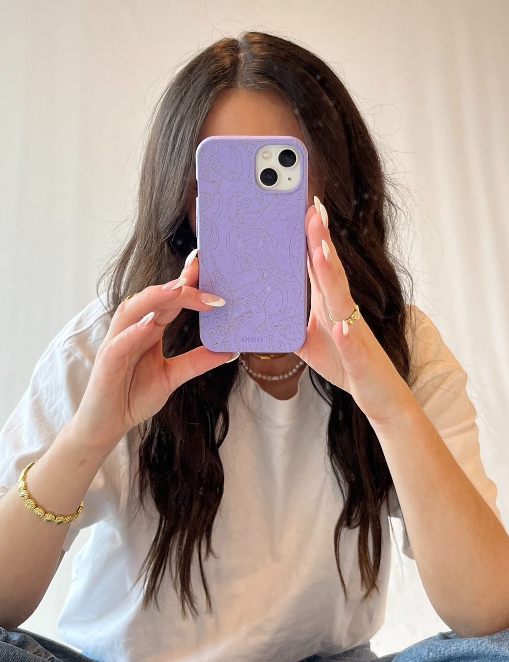 Lavender Sea Tentacles iPhone 13 Pro Max Case