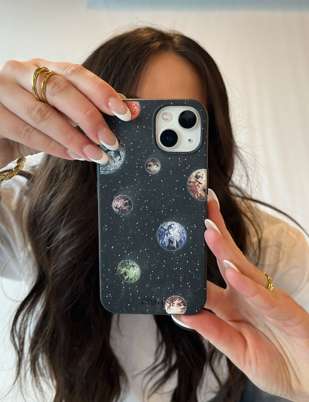 Black Deep Space iPhone 14 Pro Max Case with MagSafe Module