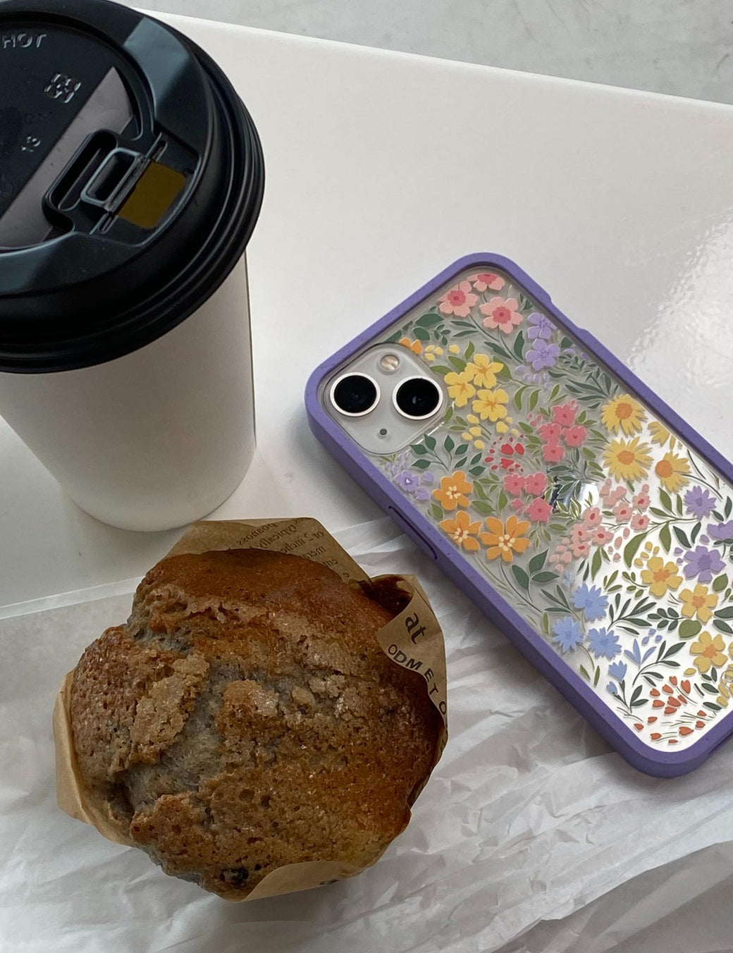 Clear Blooming Wild iPhone 13 Pro Case With Lavender Ridge