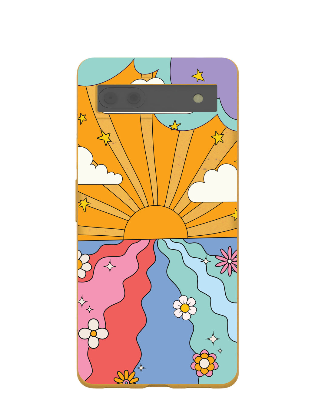 Honey Into the Sunset Google Pixel 6a Case