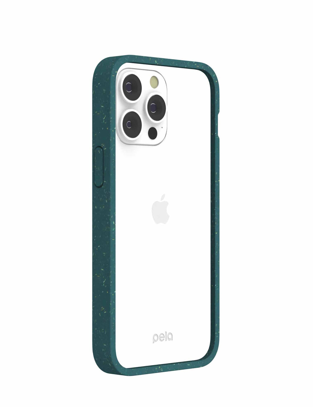 Clear iPhone 14 Pro Max Case with Green Ridge