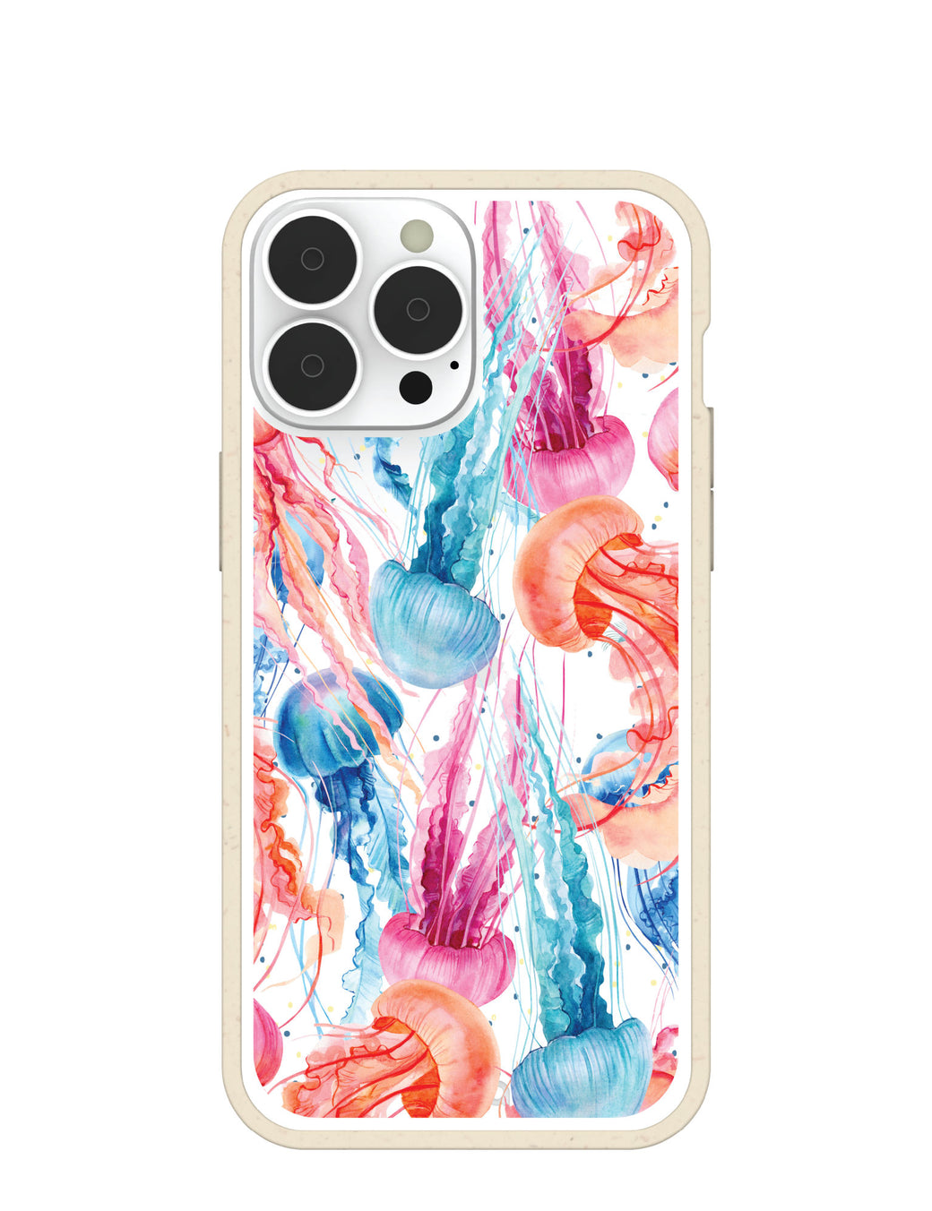 Clear Jellyfish iPhone 13 Pro Max Case With London Fog Ridge
