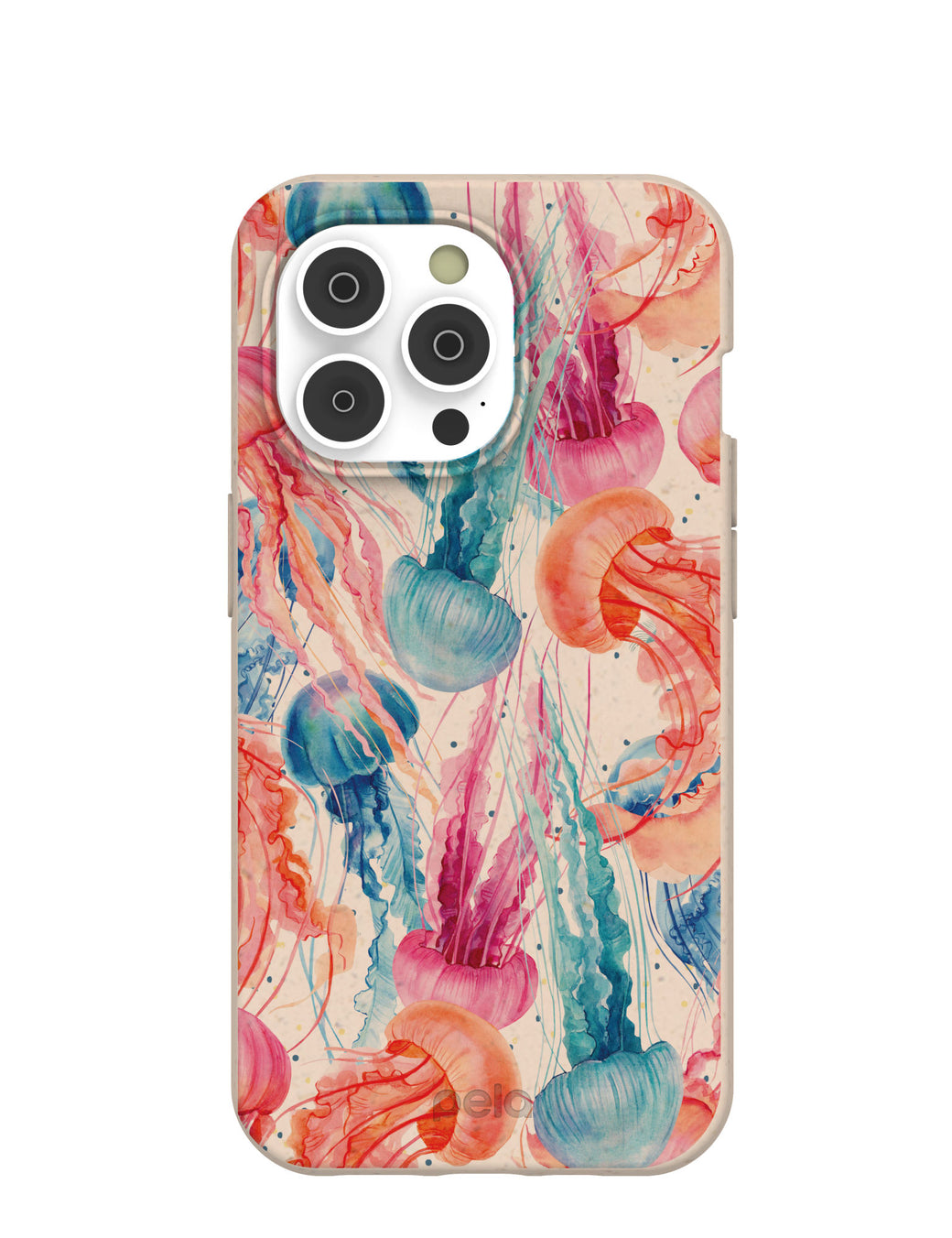 Seashell Jellyfish iPhone 14 Pro Case with MagSafe Module