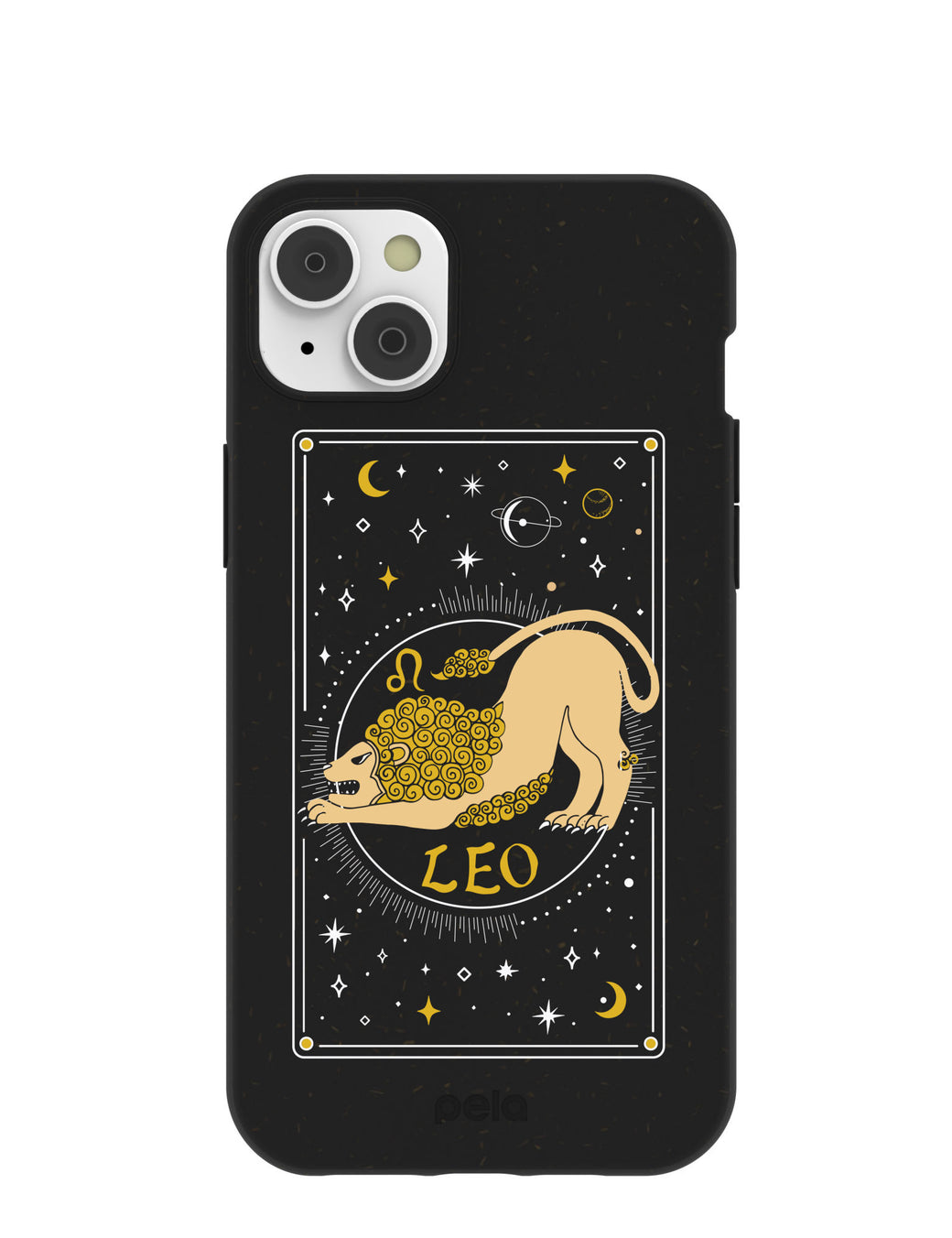 Black Leo iPhone 14 Plus Case with MagSafe Module