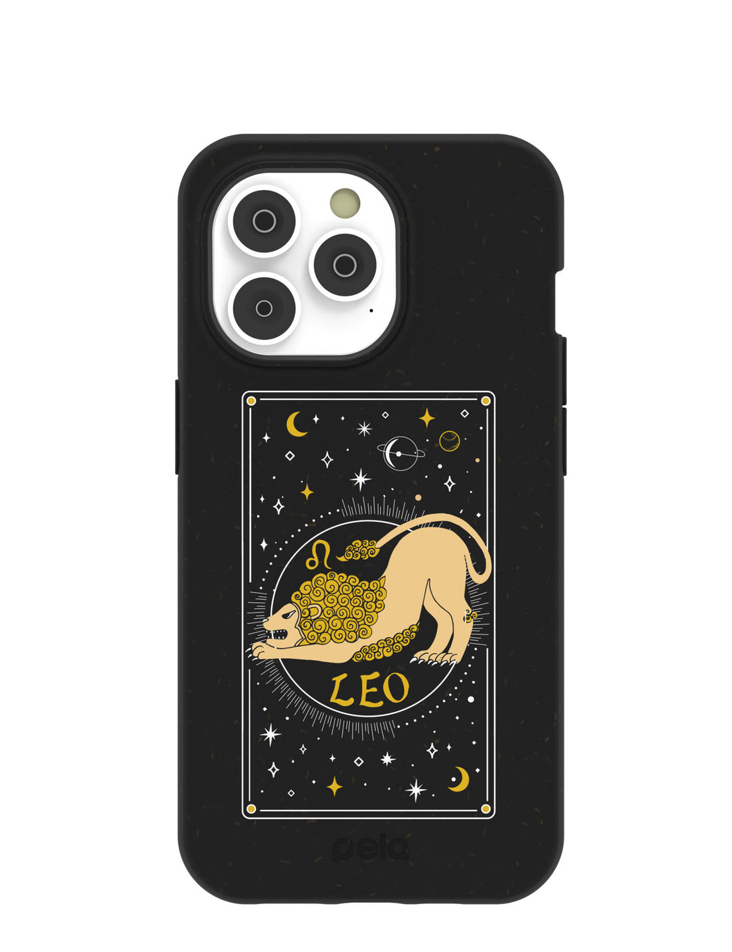 Black Leo iPhone 14 Pro Case with MagSafe Module