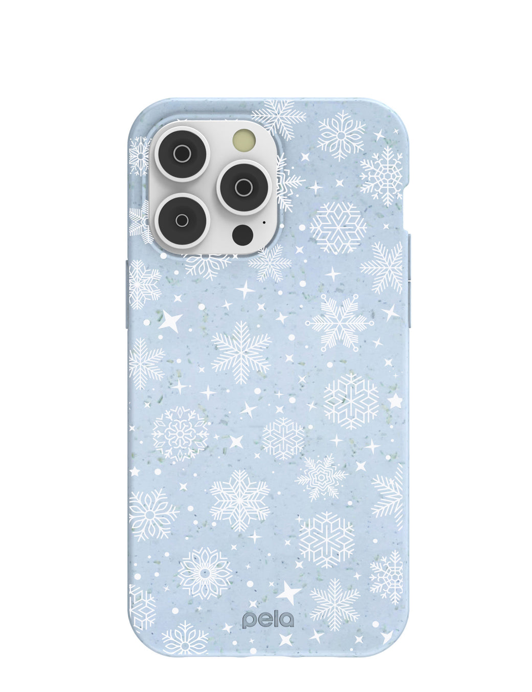 Powder Blue Let it Snow iPhone 14 Pro Max Case with MagSafe Module