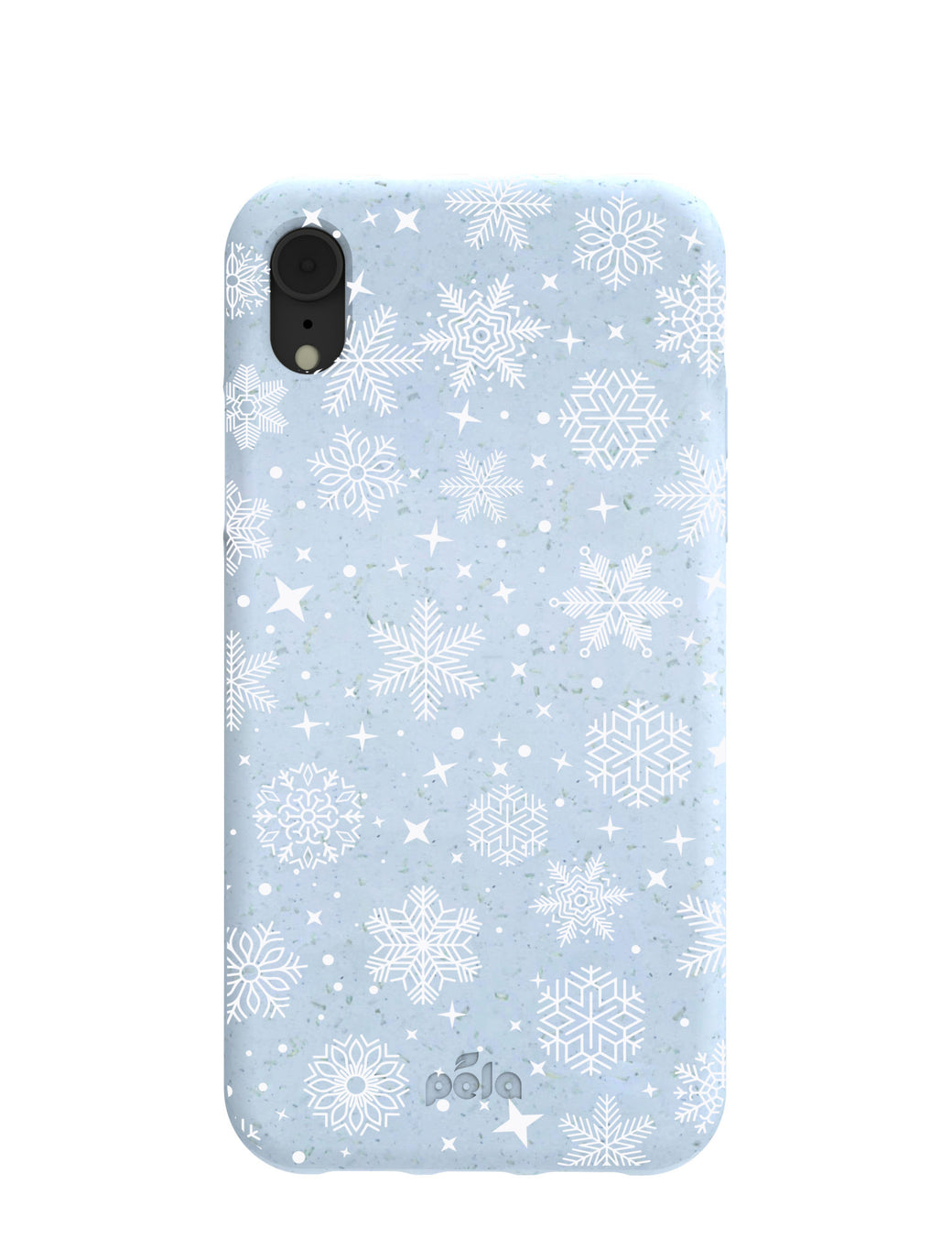 Powder Blue Let it Snow iPhone XR Case