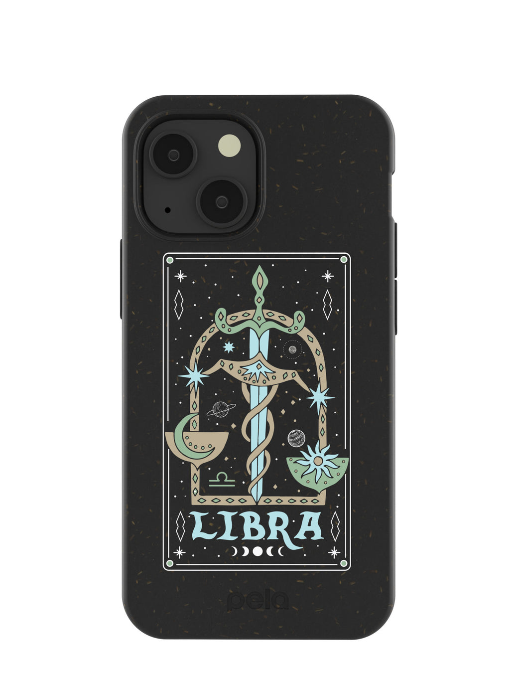 Black Libra iPhone 13 Mini Case