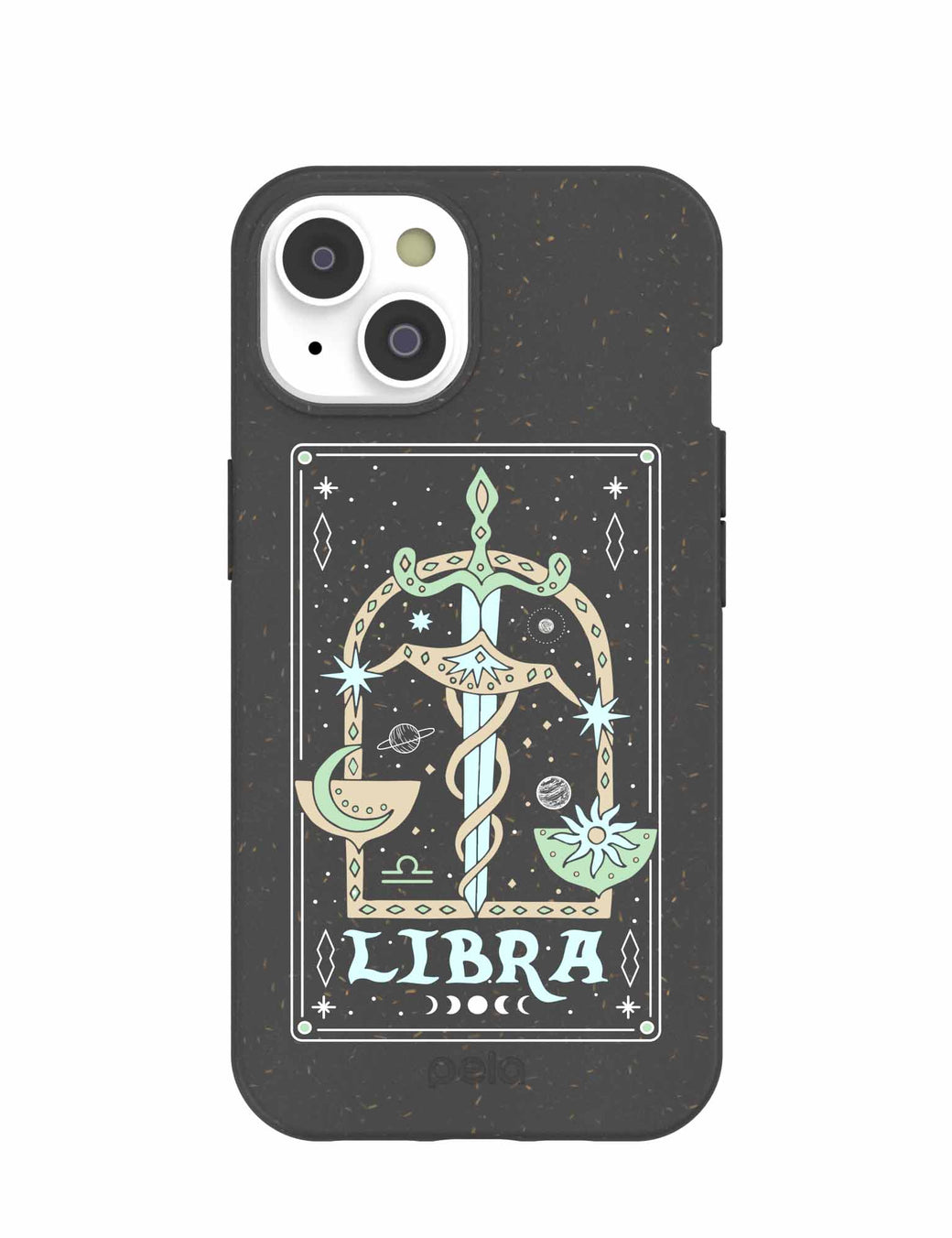 Black Libra iPhone 14 Case with MagSafe Module