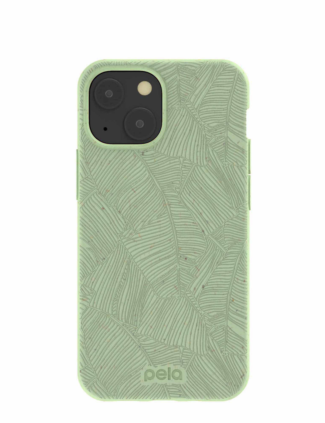 Sage Green Lushy Leaves iPhone 13 Mini Case