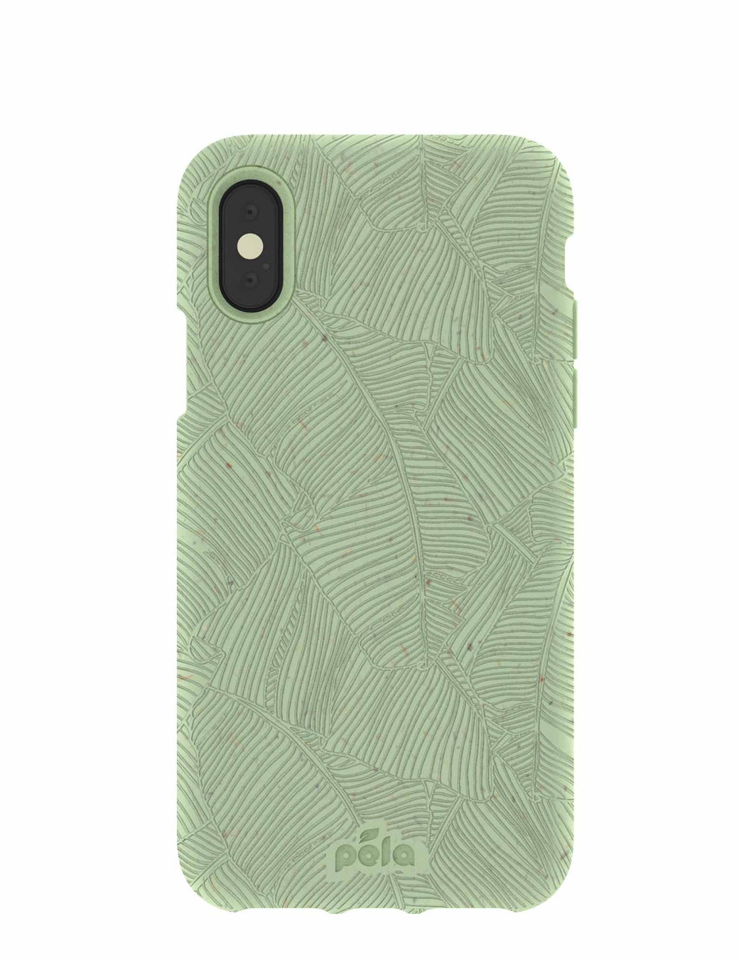 Sage Green Lushy Leaves iPhone X Case