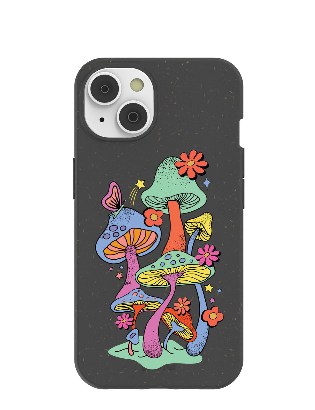 Black Magical Forest iPhone 14 Case with MagSafe Module