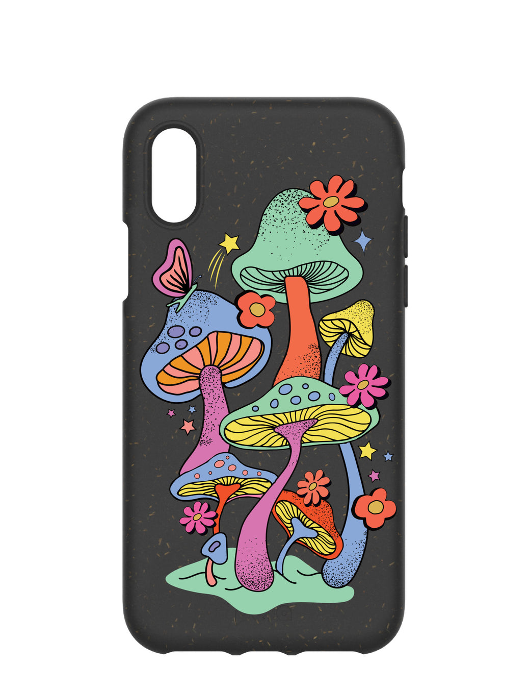 Black Magical Forest iPhone X Case